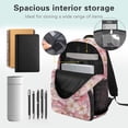 thumbnail image 5 of Pzuqiu Cherry Blossom Axolotl 17 Inch Personalized School Backpack for Boys Girls Large Capacity Custom Schoolbags with Name Customized School Backpack for Girls Ages 8-10, 5 of 7
