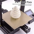 thumbnail image 3 of Magnetic Base Sheet, 3 In 1 Steel Magnetic Build Plate 200 X 200mm  for 3D Printer, 3 of 7