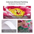 thumbnail image 4 of Cuadros grandes de pintura de diamantes 5d Diy, taladro completo para adultos y niños, 4 embalajes, decoración de la pared del hogar. Afortunado Sencillez, 4 of 5