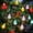 Colorful, variant on Solar Gourd String Lights, 20 LED 8 Modes Auto On/Off, 16.4ft Green Vine Fairy Lights for Garden, Patio, Yard Decor