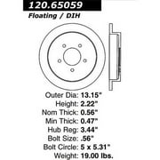 StopTech 127.65059L StopTech Sport Rotors; Drilled And Slotted; Rear Left;13.15 in. Dia.; 2.19 in. Height;