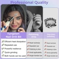 thumbnail image 6 of JKCCZLL Fantexy 3/32" Carbide Nail Drill Bit - Remove Acrylic Hard Gels Quickly and Safely,Professional Cone Tungsten Drill Bits Set Nail File Acrylic for Manicure,Pedicure,Cuticle Cleaner(Fine - F), 6 of 9