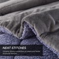 thumbnail image 5 of JML Sherpa Fleece Bed Blanket Queen 3 Pieces,Thick Warm Blanket,Grey,75" x 83",5.7lb, 5 of 5