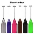 Cusimax Electric Milk Frother Handheld Egg Whisk Mixer Foam Maker