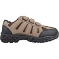 thumbnail image 4 of ABSOLUTE FOOTWEAR Mens Slip On Three Strap Touch and Close Walking Hiking Travel Trainers Boots - Brown - US 8, 4 of 7