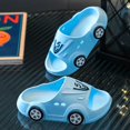 thumbnail image 4 of Boys Cartoon Car Lightweight Non-Slip Open Toe Slides For Toddlers Kids Children, Summer, 4 of 4