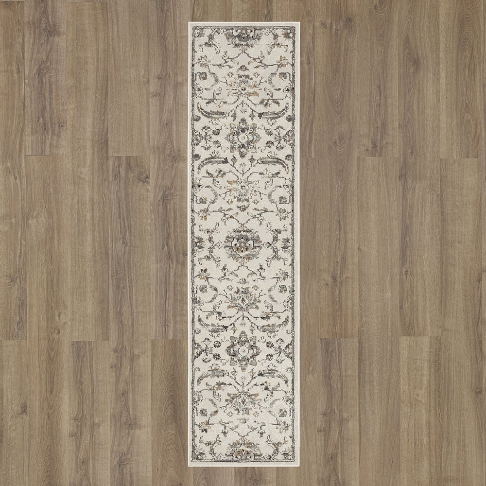 Mohawk Home Cadmus Indoor Woven Area Rug, Grey, 2' x 8'