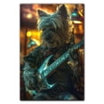 thumbnail image 3 of Glenofimaal Terrier Dog and Guitar Picture Poster Unframe, Glenofimaal Terrier Dog Canvas Frame Ready to Hang - Aesthetic Decor - Dog Wallpaper, 3 of 6