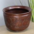 thumbnail image 2 of Natural Geo Handcarved Rosewood Decorative 7" Wooden Bowl, 2 of 2