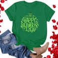 thumbnail image 1 of T-Shirt de la Saint-Patrick pour Femmes, Mode, Imprimé de la Saint-Patrick, Col Rond, Manches Courtes, T-Shirt Décontracté, Haut, T-Shirts de la Saint-Patrick pour Femmes, 1 of 4