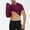 Wine, variant on Mens Gym Shirts Qiggri Men's Solid Color Sport Train Short Raglan Sleeved Round Neck Shirts Running Shirts For Men