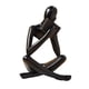 thumbnail image 2 of Estatua del Pensador, Escultura Decorativa de Personas, Estilo Nórdico, Elegante Escultura de Resina Artesanal 8cmx6cmx12cm, 2 of 9