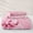 B Letter, variant on Erosebridal Bow Monogrammed A Twin Quilt Set for Girls, Pink Glitter Print Twin Coverlet Set, 2pcs 1 Quilt and 1 Pillowcase