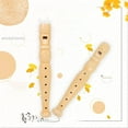thumbnail image 3 of 6 Hole Short Flute, High Efficiency Safe Mouthpiece Wooden Flute 6 Notes Compact Size  for Daily Entertainment, 3 of 7