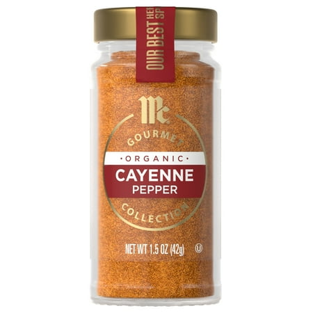 McCormick Gourmet Organic Cayenne Red Pepper, 1.5 oz Bottle