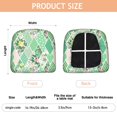 thumbnail image 3 of Pioneer Flower Seat Covers for Dining Room Chairs Set Of 4,Stretch Printed Washable Chair Seat Cover with Elastic Ties and Button,Removable Waterproof Couch Cushion Covers, 3 of 6