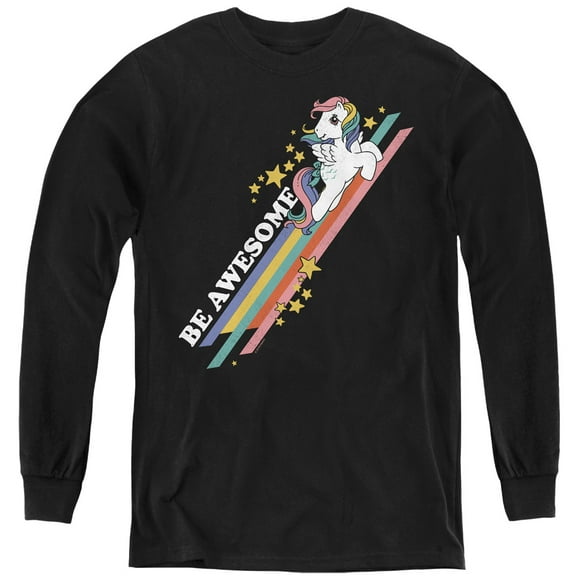 My Little Pony Retro - Be Awesome - Youth Long Sleeve Shirt - Small