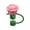 PK2, variant on XKHZJL Rose Flower Straw Covers for Cup,Topper,Silicone Cover Dust Proof Plugs Protector,Flower Straw Tips Drinking Dust Cap for Accessories