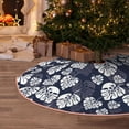 thumbnail image 5 of Sikiie White Leaves Nativity Christmas Tree Skirt, Jesus Christian Winter Holiday Tree Mat Decoration(30-48IN)30", 5 of 6