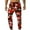 Red, variant on Camo Pants Men Joggers Combat Military Camouflage Cargo Pants with Multi Pockets Slim Fit Elastic Waist Drawstring BDU Pants Men Red XXXL