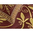 thumbnail image 4 of Ambesonne Antique Floral Quilted Bedspread Set 3 Pcs, Old Fashioned Design, King Size, Yellow and Ruby, 4 of 5