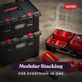 thumbnail image 5 of Keter Stack-n-Roll 3 Piece Modular Toolbox System Resin Mobile Tool Storage and Organization, 5 of 16