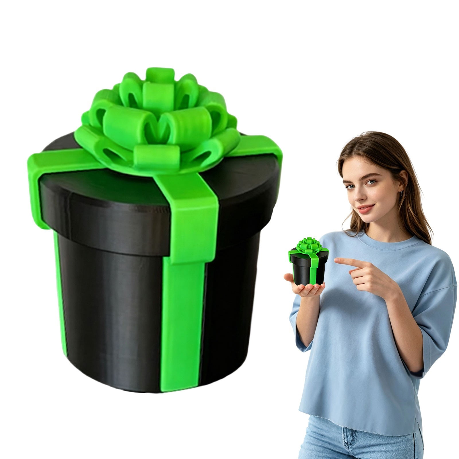 Gift Box Puzzle Box For Adults Nested Screw Surprise Box With Multiple Opening Layers Reusable 3D Printed Small Gift Container for Christmas Birthdays Anniversaries Parties Pranks and Celebrations