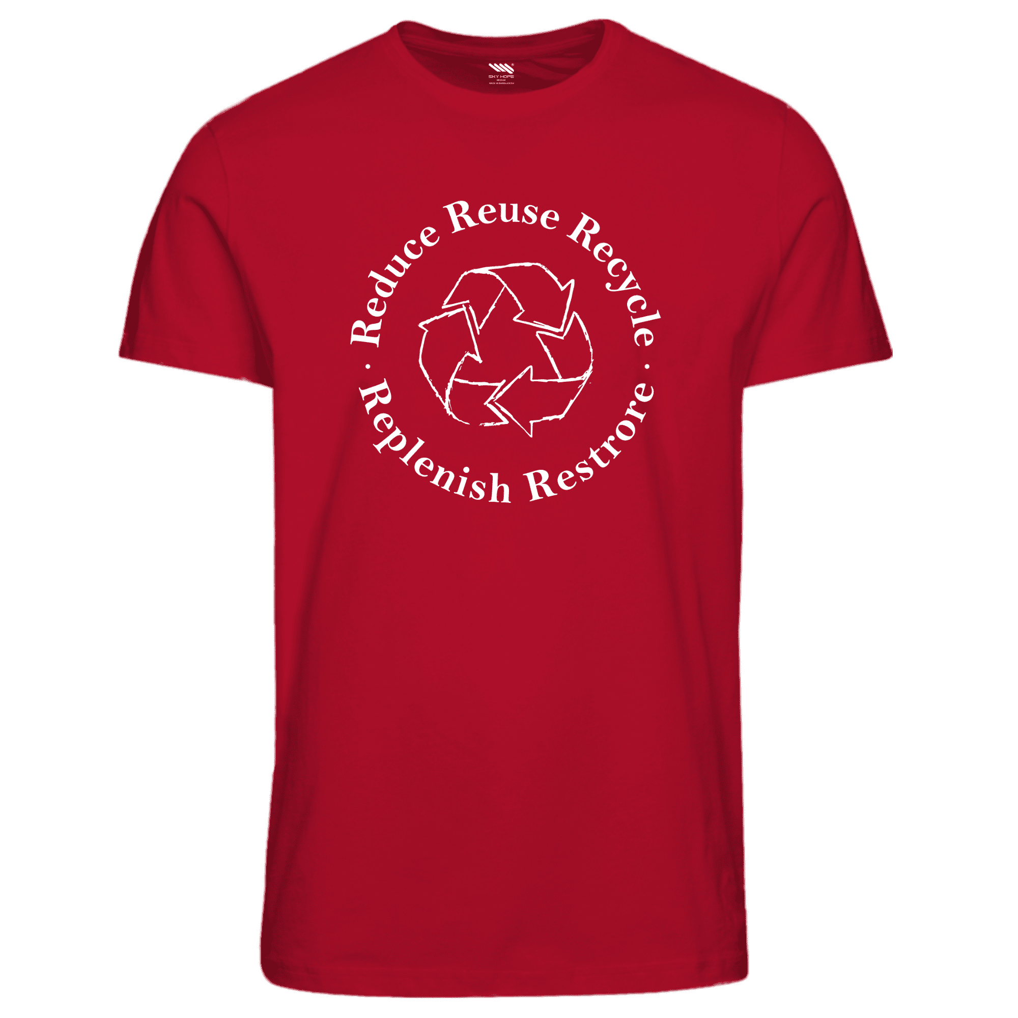 SKY HOPE Reduce Reuse Recycle Tshirt For Men - Walmart.com