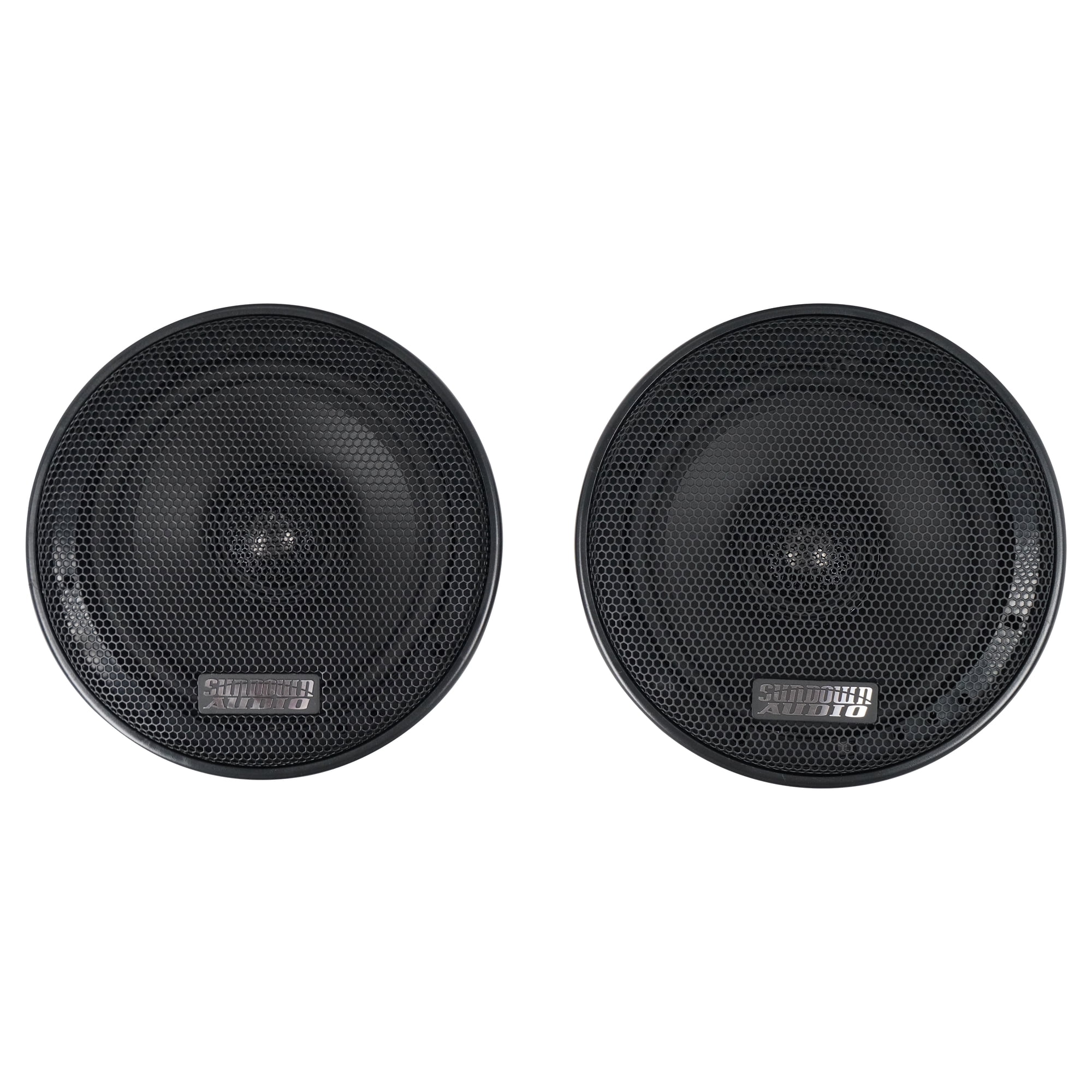 Sundown Audio E-6.5CX 6.5-Inch 60W RMS Coaxial Car Stereo Speakers (Pair) Titanium Dome Tweeter Black