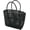 Black, variant on Kukuzhu Straw Tote Bag Simply Hollow Woven Bohemian Handbag Large Beach Shopping Basket Bag