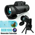 thumbnail image 3 of VALINK 80x100 Monocular Telescope Compact High Definition Zoom Optics with Phone Holder & Tripod for, 3 of 6