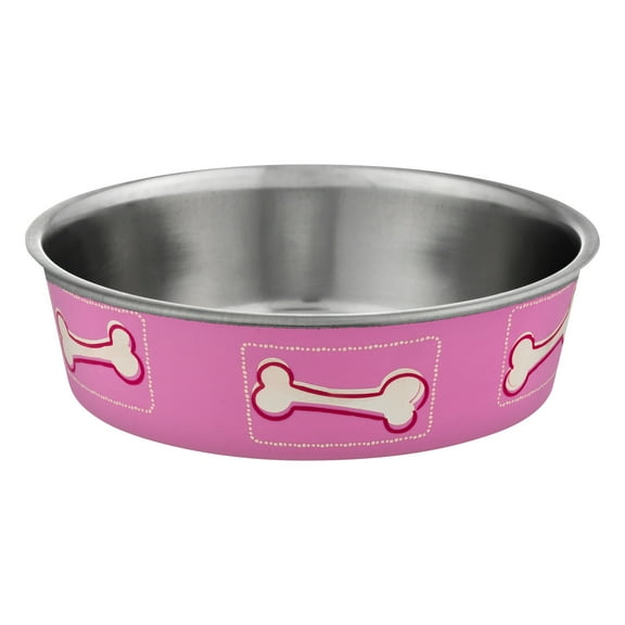Loving Pets Bella Bowl Large Costal Pink, 1.0 CT