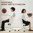 thumbnail image 4 of HOMCOM Office Chair, Swivel Desk Chair with Adjustable Height, Backrest, 4 of 10