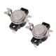 thumbnail image 1 of Interruptor de temperatura, 2 piezas Interruptor de termostato Interruptor de termostato de placa de metal doble sensible Interruptor de termostato V Logre más, 1 of 9