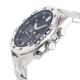 thumbnail image 2 of Casio Reloj de Pulsera para Hombre con Eslabones de Acero Inoxidable, Azul, ECB-10D-2A, 2 of 3