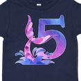 thumbnail image 4 of Inktastic 5th Birthday Mermaid Tail Boys or Girls Toddler T-Shirt, 4 of 5