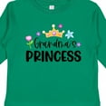 thumbnail image 4 of Inktastic Grandma's Princess Crown and Flowers Girls Long Sleeve Toddler T-Shirt, 4 of 5