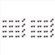 thumbnail image 1 of Ruedas Giratorias Autoadhesivas de 32 Piezas Ruedas Giratorias de Trabajo Pesado Mini Ruedas Pequeñas Ruedas No Giratorias Polea de Plástico, 1 of 5