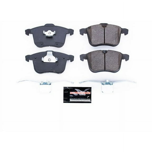 Power Stop Z23-1257 Z23 Evolution Sport Carbon Fiber-Ceramic Brake Pad -Front