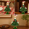 thumbnail image 4 of SUORE Christmas Tree Porch Goose Outfit, Lawn Goose Statue Xmas Tree Costume, Green Christmas Garden Goose Clothes Dress for 23" High Statue Xmas Holiday Patio Yard Decor, 4 of 6