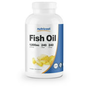Nutricost High Quality Fish Oil 1000mg (600mg of Omega-3), 240 Softgels