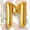 Gold, variant on Gold Letter S Mylar Foil Balloon 32" - Helium or Air Inflatable Metallic Balloons for Birthday, Wedding Anniversary, Graduation, Corporate Party Decor