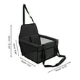 thumbnail image 4 of Unique Bargains 1 Pc Removable Pet Car Seat Cover for Pet 50.79"x39.37"x16.93" Black, 4 of 6