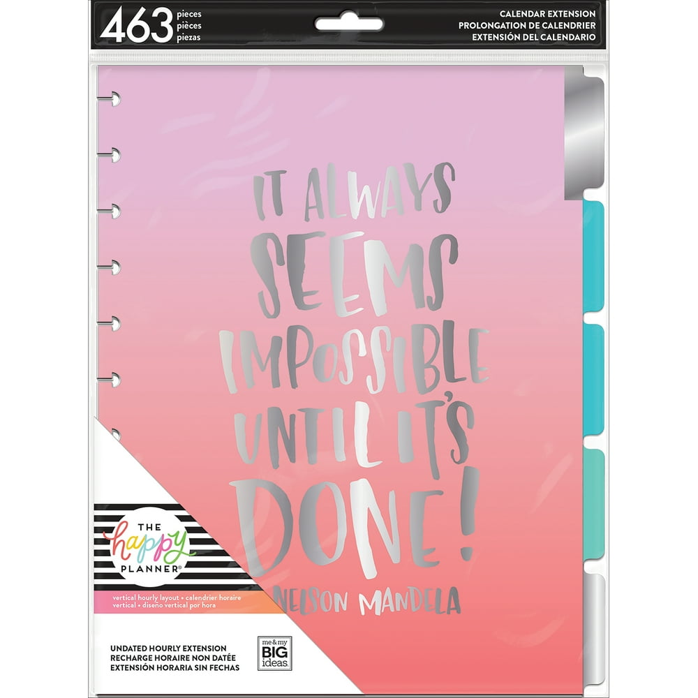 Happy Planner Undated Big Planner Extension PackHourly