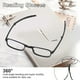 thumbnail image 1 of Gafas de lectura ligeras, unisex, portátiles, ligeras, plegables, gafas de lectura, gafas de clase líder, 1 of 14