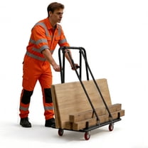 YOHKOH Heavy Duty Drywall Cart Dolly, 1800LB Capacity Panel Truck with 4 Swivel Casters for Moving Plywood, Sheetrock, Glass