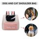 thumbnail image 4 of Pet Cat Backpack Portable Puppy Carrying Backpack para gatos pequeños Perros (Rosa), 4 of 8