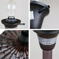 thumbnail image 6 of Pemberly Row 1-Light Metal Torchiere Floor Lamp in Dark Bronze, 6 of 7