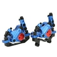 thumbnail image 4 of IWMango HB-100 Bike Aluminium Alloy Hydraulic Disc Brake Set Front Rear for Mountain Road Bicycleblue, 4 of 10