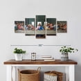 thumbnail image 2 of Elephant Stock The Last Supper Wall Art - Horizontal Multi Panel Canvas - Living Room Wall Decor - Religion And Spirituality Multi Panel - Teal And Green Decor By Leonardo Da Vinci - 29" x 12", 2 of 4